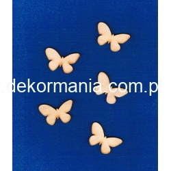 Motyl 3,5x2,5cm , motylek 3,5x2,5 cm ,    pokój dziecka , panel ścienny , sklejka    KOMPLET  5 sztuk
